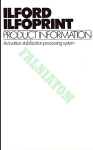 Ilford Produktinformation - Aktivierungsstabilisierungsverarbeitung (6 Seiten) - Bild 1 von 1