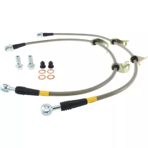 StopTech 950.44004 Front Braided Brake Line Kit for 2008-15 Scion xB / 11-16 tC - Foto 1 di 2