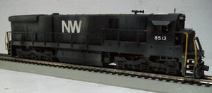 FRATESCHI HO NORTH WESTERN GE C30-7 DIESEL LOCOMOTIVE WEATHERED - Picture 1 of 1