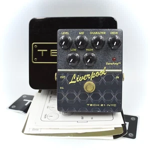 TECH21 SansAmp Liverpool With Original Box Made in U.S.A. Effect Pedal 218498 - Picture 1 of 12