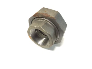 2" 3000 Gewinde (NPT) Union A105 geschmiedet Stahlrohrverschraubung - ÜBERSCHUSS - Bild 1 von 3