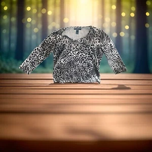 Chemisier femme Karen Scott Petites pull over occasion taille PS camouflage - Photo 1/12