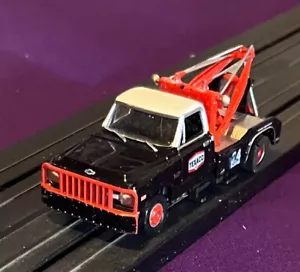 Tyco Texaco Tow truck,hoslotcar metal,TCRchassisW/guidePin,custom - Picture 1 of 8