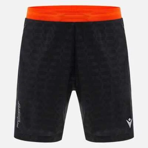 Pantaloncini Automobili Lamborghini Activewear Uomo - Nero/Arancione - Foto 1 di 5