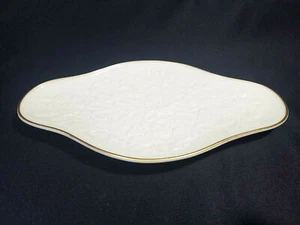 Lenox 9 Inch Oval 24 Karat Gold Saucer Decorated U.S.A. - Picture 1 of 7