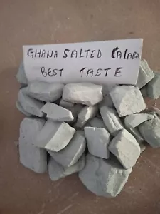 SALTED Edible clay,calaba stone, Kaolin 300g ( HARD GHANA CALABA)ORIGINAL - Picture 1 of 2