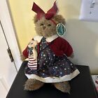 Bearington Collection Betsy and Ross Bear Plush Stuffed Animal Patriotic 1078