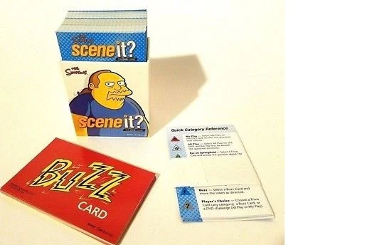 Scene It Simpsons Edition Replacement 140 Trivia And Buzz Cards Brand New Sealed - Image 1 of 1