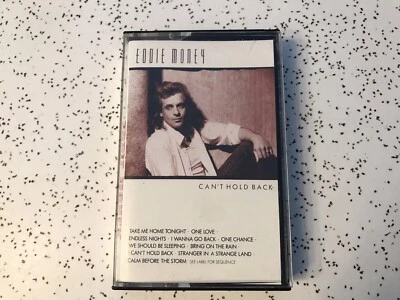 Eddie Money "Can't Hold Back" Cassette VG + Condition. 1986-See Description - Image 1 of 4