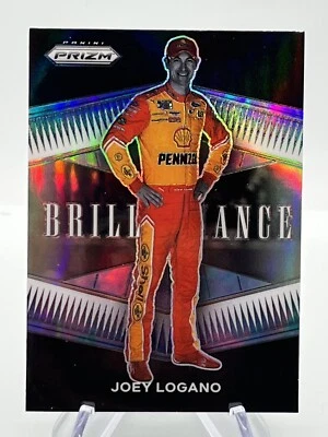 JOEY LOGANO 2022 PANINI PRIZM RACING NASCAR BRILLIANCE SILVER HOLO PRIZM - Image 1 of 2