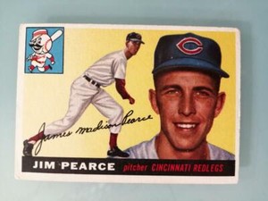 JIM PEARCE 1955 Topps #170   FREE SHIPPING H769