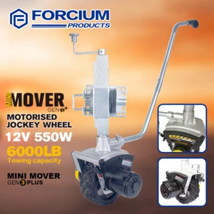 Mini Mover Gen 3 PLUS Motorised Jockey Wheel with Swivel Mount 12V 550W - Picture 1 of 12