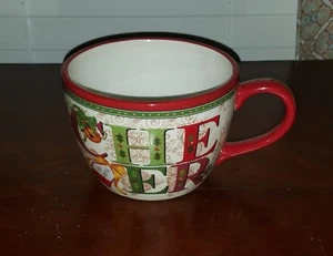 Unglaublich schöne zertifizierte internationale Keramik Weihnachten riesige übergroße Tasse - Bild 1 von 5