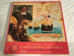THE HISTORICAL VOYAGE CHRISTOPHER COLUMBUS 500 piece puzzle new FACTORY SEALED - Picture 1 of 2