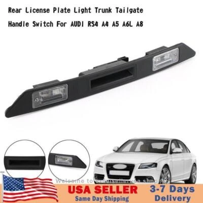 Rear License Plate Light Trunk Tailgate Handle Switch Fit For AUDI A3 A4 A6 Q7 - Image 1 of 4