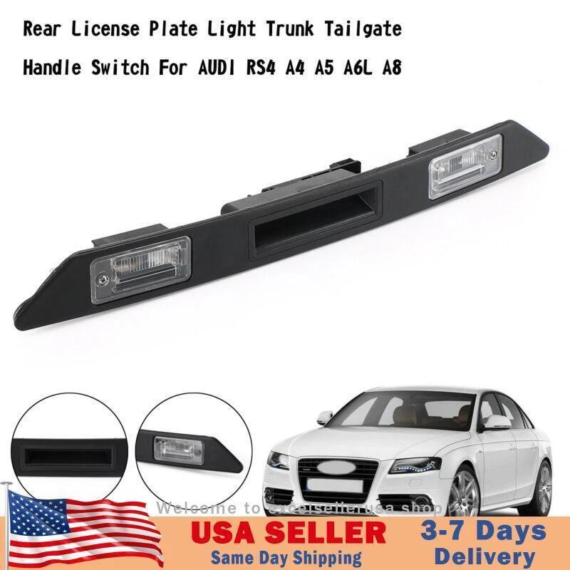 Rear License Plate Light Trunk Tailgate Handle Switch Fit For AUDI A3 A4 A6 Q7 Foto 1 de 4