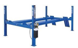 4 Post Long Body Hoist 6.35t Rotary Car Hoist with 2 x Rotary 3.17t Air Jacking - Picture 1 of 3