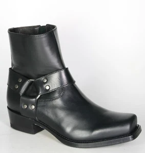 12851 Sendra Botines BLUES Negro Bicicleta Marco cosido con suela de goma - Imagen 1 de 5