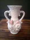 Vintage Miniatur Hobnail Knospe Vase Applied Blumen vergoldete Zierleiste Japan 4"" Pink/Gold