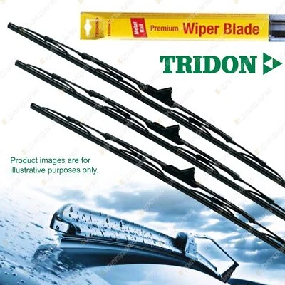 Tridon Front + Rear Complete Wiper Blade Set for Hyundai Tiburon 2004-2006 - image 1 of 3
