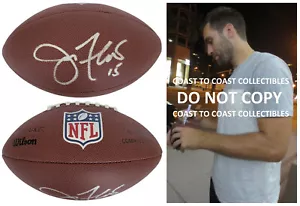 Autografo firmato Joe Flacco Football Proof COA Baltimore Ravens Cleveland Browns - Foto 1 di 4