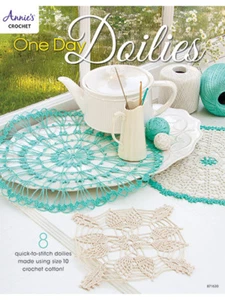 One Day Doilies Crochet Patterns Instruction Doily Annie's Quick 871630 NEW - Picture 1 of 6