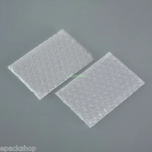 20 Clear Small Bubble Cushioning Packing Pouch Plastic Bag 2.5" x 3"_65 x 75mm - Picture 1 of 12