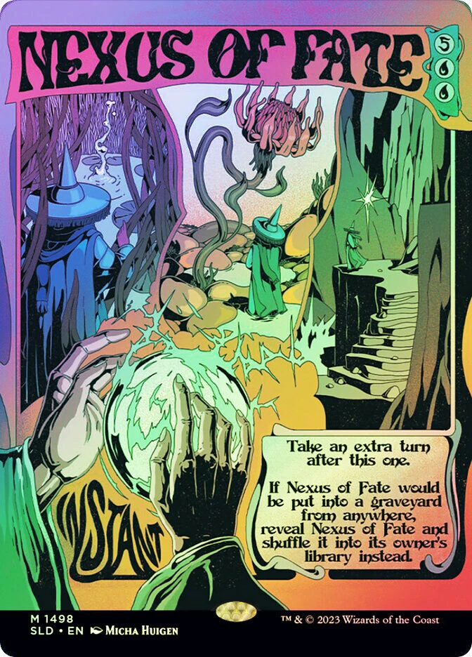 MTG FOIL Nexus of Fate Secret Lair 1498  - Secret Lair # - Image 1 of 1