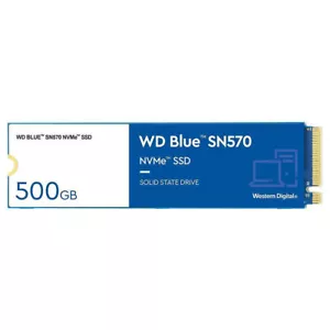 Western Digital Blue SN570 500GB M.2 NVMe PCIe 3.0 SSD Solid State Drive - Picture 1 of 3