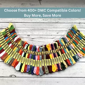 CXC Embroidery Thread - 6-Stranded Cotton Needlepoint Floss - DMC Compatible - Picture 1 of 10