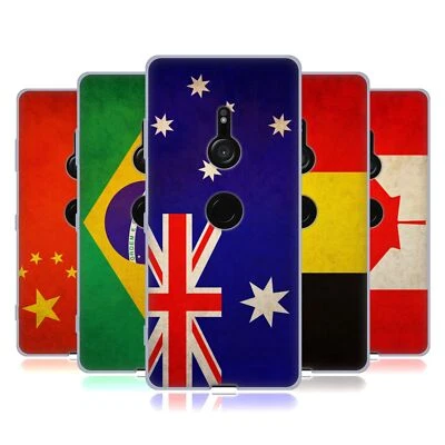 HEAD CASE DESIGNS VINTAGE FLAGS SOFT GEL CASE & WALLPAPER FOR SONY PHONES 1 — 第 1/4 张图片