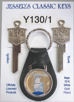 Набор из 3 хромированных ключей Plymouth Ship 1949 1950 1951 1952 1953 1954 1955 - Изображение 1 из 4