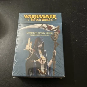 Warhammer Fantasy EL VIEJO MUNDO ARTÍCULOS DE MAGIA COMUNES Paquete de Cartas de Referencia Sin Usar - Imagen 1 de 2