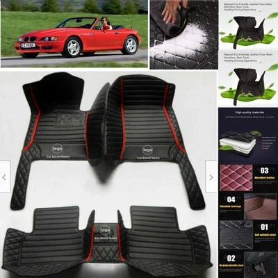 For BMW Z3 Car Floor Mats Luxury Waterproof Carpets Liners Interior Auto Foto 1 de 4