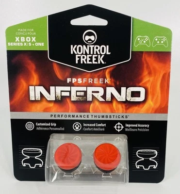 Kontrol Freek Inferno Red Thumb Grips Xbox Series X/One/S - Image 1 of 2