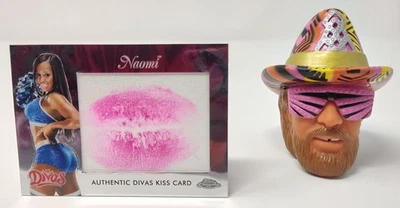 Naomi WWE 2014 Topps Chrome Authentic Divas Kiss Card Current Women's WWE Champ! - Image 1 of 2