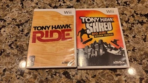 Wii: Tony Hawk lot (2 games / Ride + Shred) - Picture 1 of 4