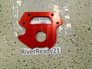 Kawasaki 650sx 650 sx jet ski Jetski Turn Plate Quick steer Billet RTS RED 87-90 - Picture 1 of 2
