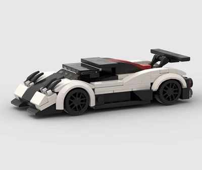 Custom MOC Lego Pagani Zonda R Super Car 169 Piece Building Brick Car - Image 1 of 4