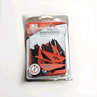 Bohning Blazer Vane 2" 100pk BLACK/RED - Image 1 of 3