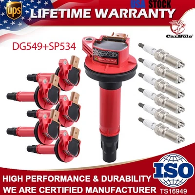 UF646 For 2015-17 Ford Transit-150/250/350 3.5L 6PCS Ignition Coil & Spark Plugs - Image 1 of 4