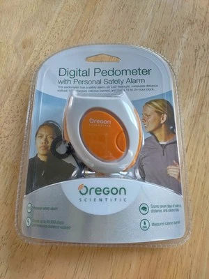 Podómetro digital OREGON Scientific con alarma de seguridad personal PE828 Foto 1 de 3