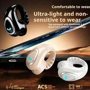 Bluetooth Earphone Clip On Monaural Inear Motion Stereo Conduction X0L8 - Picture 1 of 12