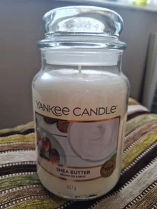 YANKEE CANDLE Large Jar Shea Butter. 2022 Pour. 623g. 120-150hrs Burn New/Unlit. - Picture 1 of 4