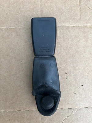 1983-1991 Porsche 944 Rear Seatbelt Buckle Receptacles Black 477857739B OEM - Image 1 of 3