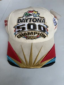 VINTAGE Nascar Hat Cap StrapBack DAYTONA 500 Dale Earnhardt Jr 2004 Champion - Picture 1 of 8