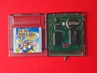 Super Mario Bros Deluxe Game Boy Color Nintendo GBC autêntico salva Bowser - Imagem 1 de 4