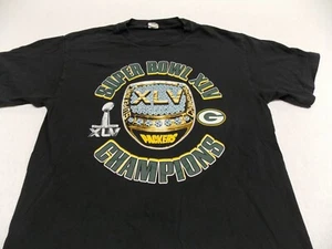 Camiseta para hombre Green Bay Packers Super Bowl 45 XLV Champions talla L grande - Imagen 1 de 5