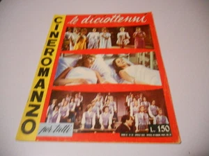CINEROMANZO PER TUTTI LE DICIOTTENNI VIRNA LISI MARISA ALLASIO 1956 - Picture 1 of 1