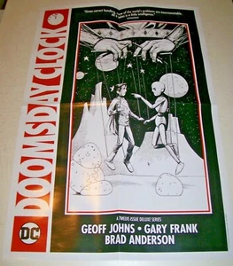 Doomsday Clock #8 Promo Poster 15 x 22 DC 2019 Gary Frank Superman Dr Manhattan - Picture 1 of 4